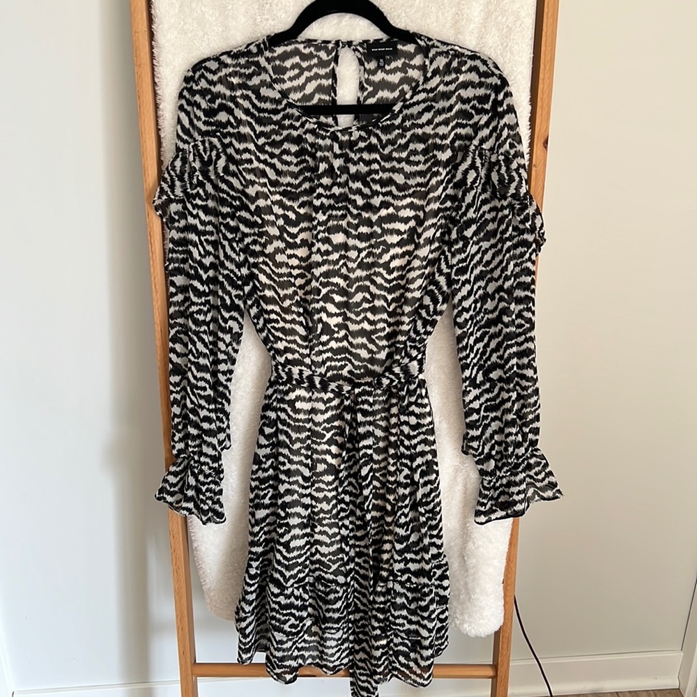 Who What Wear Black & White dress